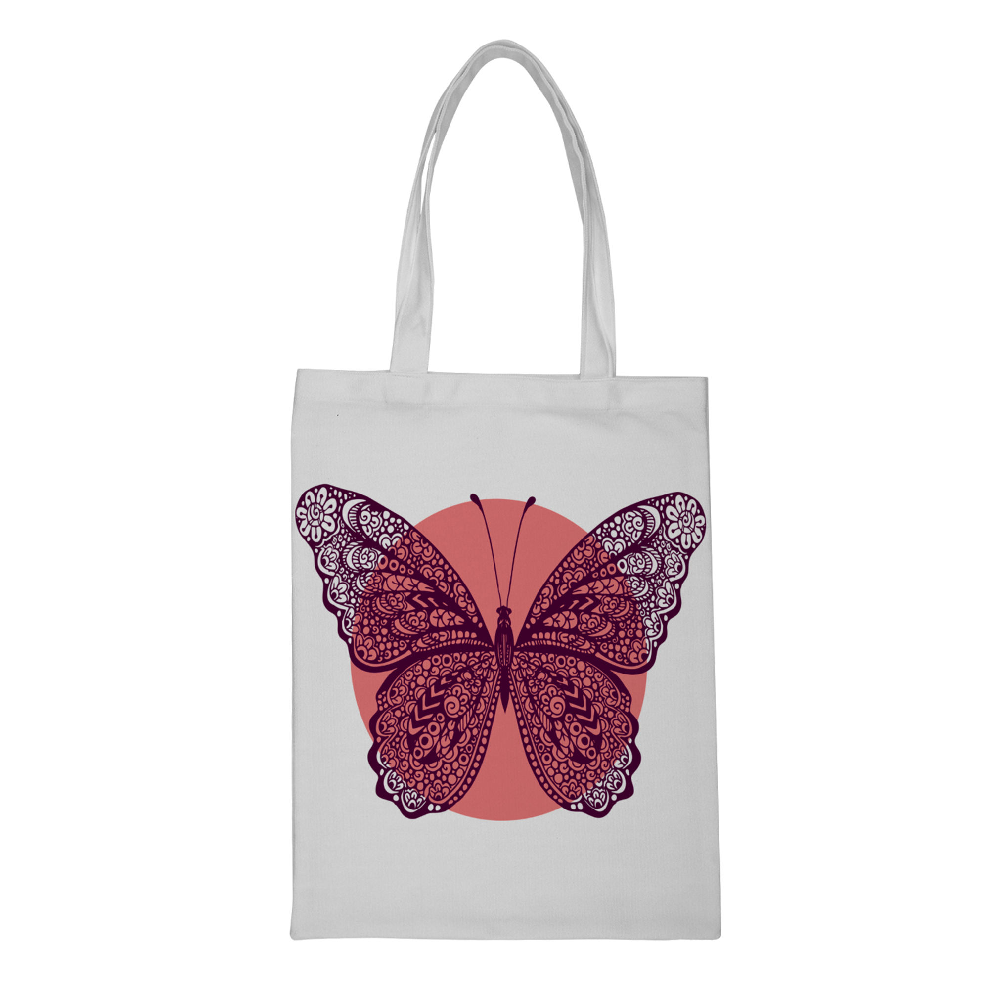Buy Crazy Corner Butterfly Print Tote Bag Online